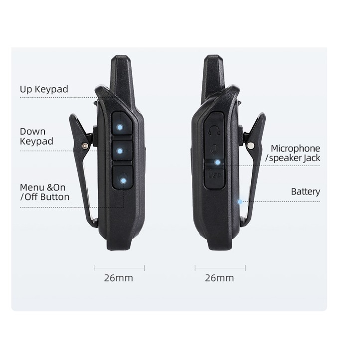 Free License Smallest Walkie Talkie